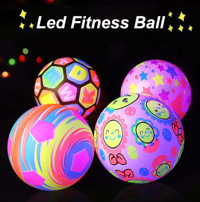 Miniatura 3 de Balon Pelota Led Ilumina En La Oscuridad